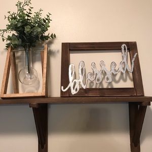 💫4/20 Hobby Lobby Rustic Wood Sign